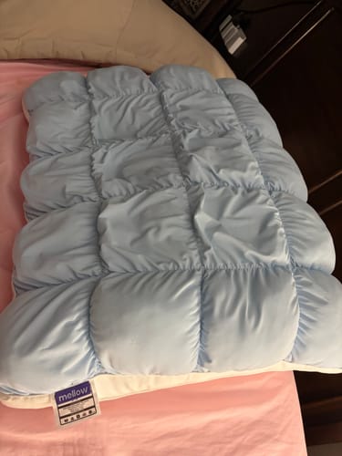 Customer photo review of Mellow Cooling Pillowcases (2-Pack)