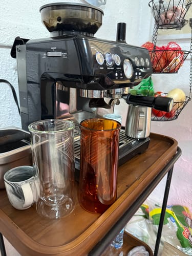Customer photo review of FLUR Iced Coffee Glasses