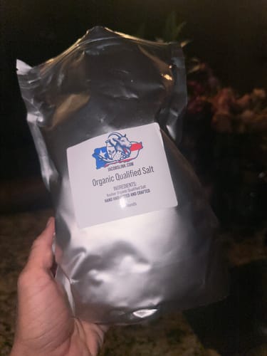 Customer photo review of Hand Harvested / Organic Qualified Salt