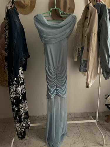 Customer photo review of Φόρεμα με τούλι και αποσπώμενο μπολερό