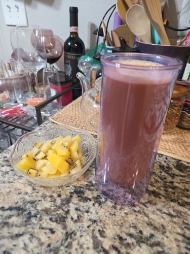 Customer photo review of FLUR Iced Coffee Glasses