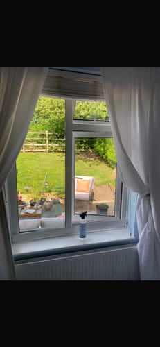 Customer photo review of QuickShine Glass & Shiny Stuff Cleaner - 750ml