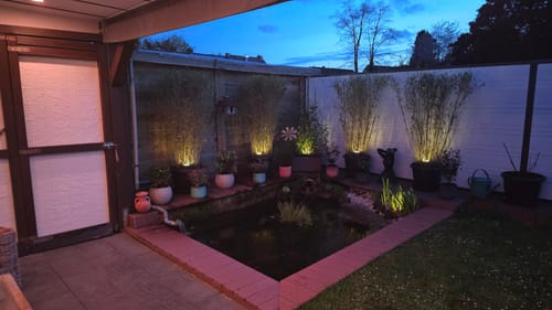 Customer photo review of Solar Bodenleuchte – LED Wegeleuchte – Auto Nachtlicht