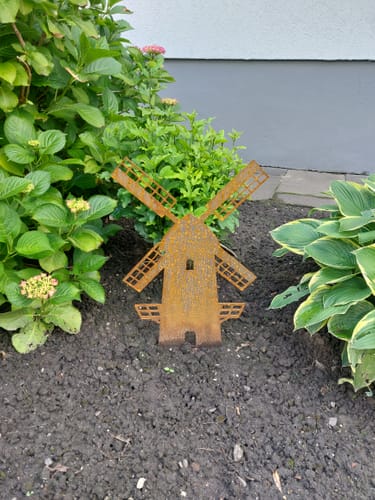 Customer photo review of Gartenstecker Windmühle
