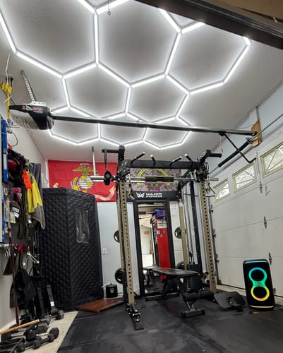 Customer photo review of Major Fitness B52 All-In-One Home Gym Smith Machine