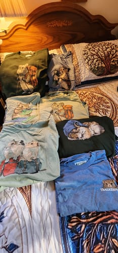 Customer photo review of Pika Backpacker Buddies T-Shirt
