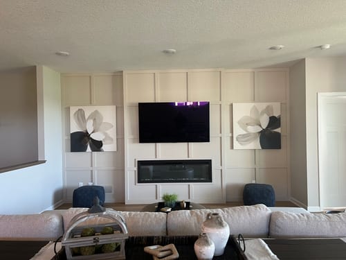 Customer photo review of Whispering Petals Canvas Art