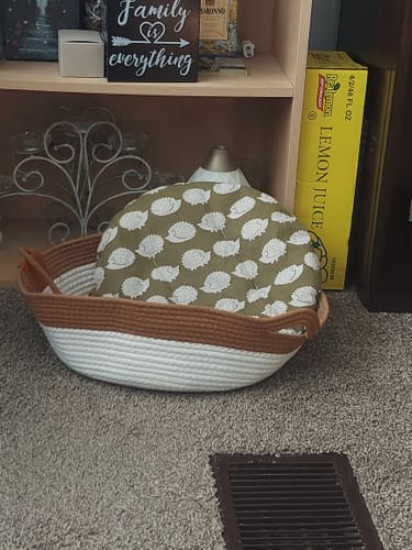 Customer photo review of Instinct Basket | Meet the first research-backed natural territory for indoor cats