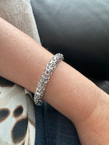 Customer photo review of Rachel Galley Signature Allegro Bangle