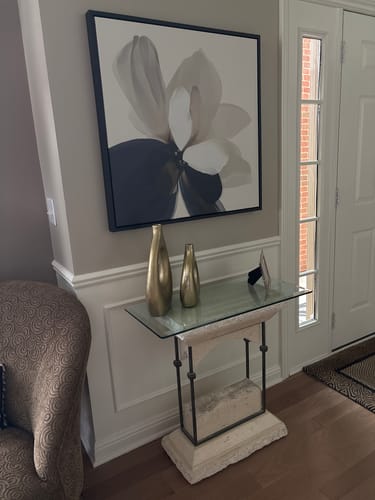 Customer photo review of Whispering Petals Canvas Art