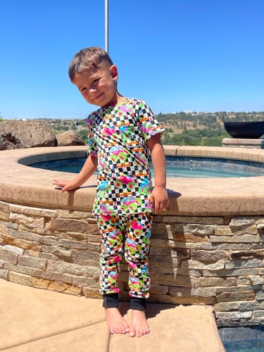 Customer photo review of Ready, Check, Glow French Terry Jogger Set