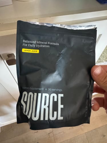 Customer photo review of Essential Mineral Mix Lemon