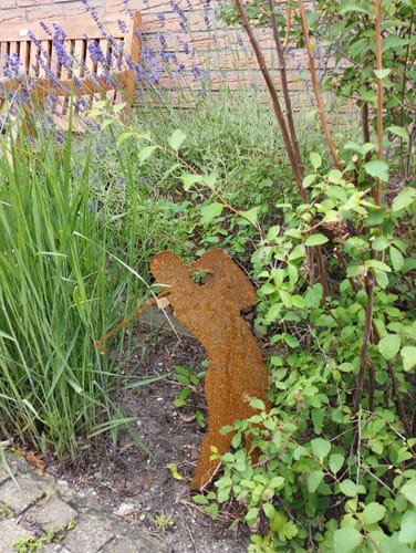 Customer photo review of Gartenstecker Golfer