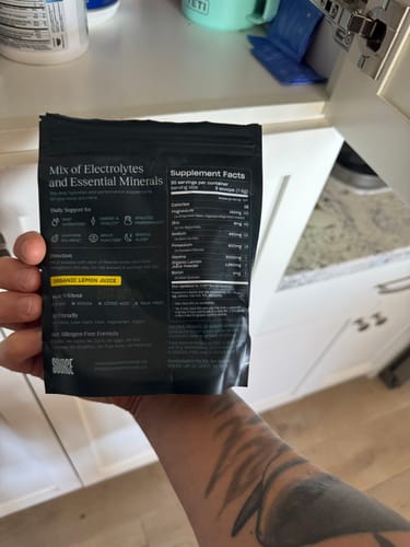 Customer photo review of Essential Mineral Mix Lemon
