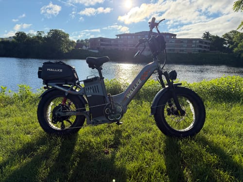 Customer photo review of 2026 WALLKE H7 Ultra Step-Thru | 4000W Off-Grid Power Station E-Bike with Torque Sensor, 37mph Speed