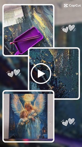 Customer video review of 5D Diamond Painting – Engel des Lichts
