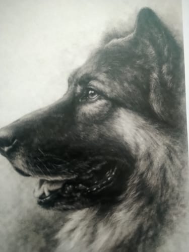 Customer photo review of Charcoal - Personalised Poster