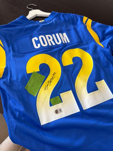 Customer photo review of Blake Corum Autograph Signing