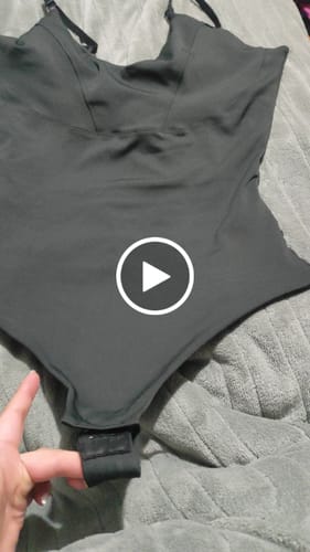 Reseña con vídeo de un cliente sobre B08 (L) | Body Modelador Primera Capa Bretel Colale | EZ
