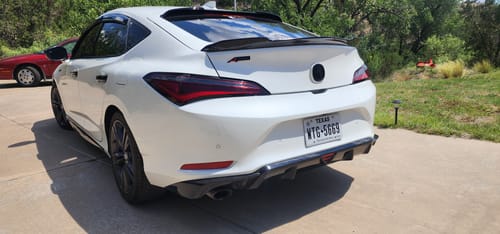Customer photo review of 2023-Up Acura Integra Extended Rear Spoiler