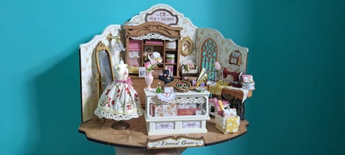 Customer photo review of Rolife DIY Mini House - Casas Miniatura Elsa's Tailoring