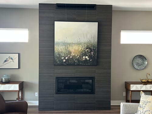 Customer photo review of Wildflowers Canvas Art