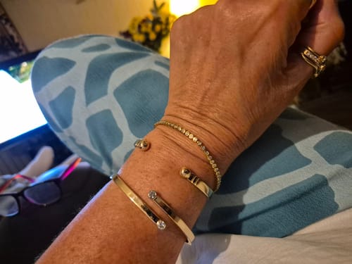 Customer photo review of Versa Lab Grown Diamond Tennis Bracelet