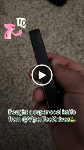 Customer video review of Small Blue Phantom Automatic OTF Knife