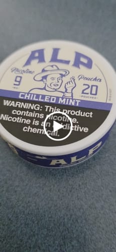 Customer video review of Chilled Mint Nicotine Pouches