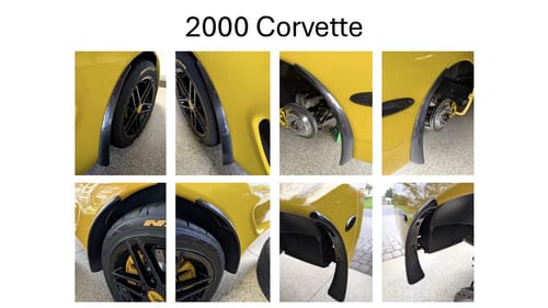 Customer photo review of Chevrolet Corvette C5 Extended Splash Guards