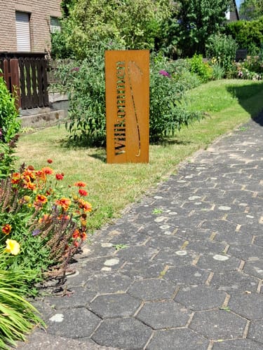 Customer photo review of Gartenstele Willkommen