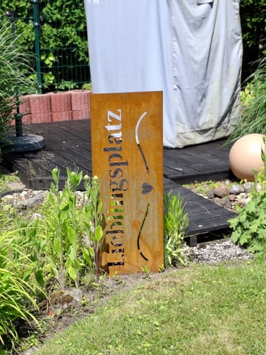 Customer photo review of Gartenstele Lieblingsplatz