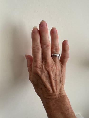 Customer photo review of Grecian Spinner Ring
