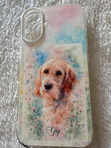 Customer photo review of Watercolour - Personalised Phone Case