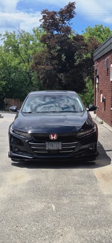 Customer photo review of Front Lip Splitter - 2018-2022 Honda Accord 10th Gen Sedan