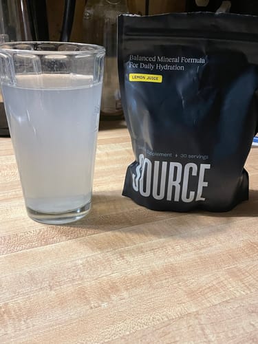 Customer photo review of Essential Mineral Mix Lemon