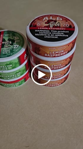 Customer video review of Drifters Watermelon Kiwi Ice Nicotine Pouches