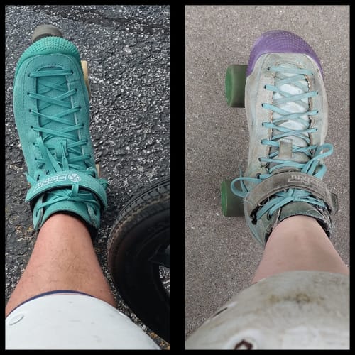 Customer photo review of ParkStar Roller Skate Boots