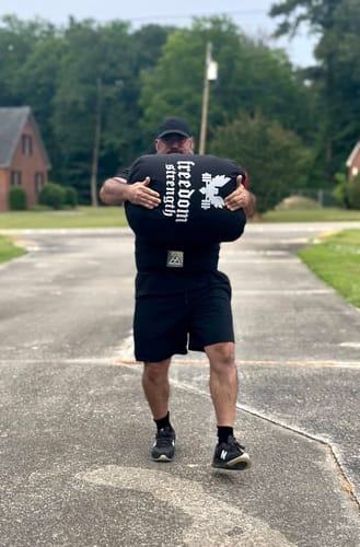 Customer photo review of Strongman Sandbag