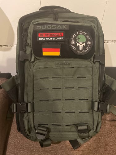 Customer photo review of Be Stronger Than Your Excuses PATCH