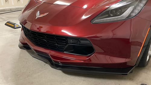 Customer photo review of Chevrolet Corvette C7 Stage 2 Central Front Splitter