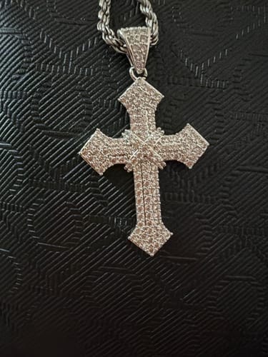 Customer photo review of Collana "Dio Lo Sa" - Silver