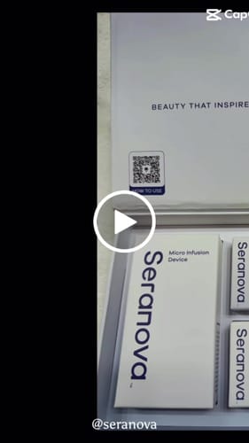 Customer video review of 1 Month Supply of Seranova Microneedling Infusion System™