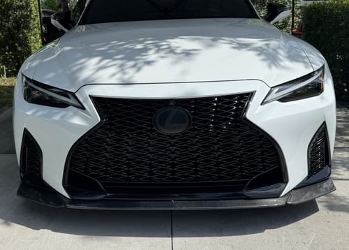 Customer photo review of 2021-Up Lexus IS Novel Style Front Bumper Lip Splitter