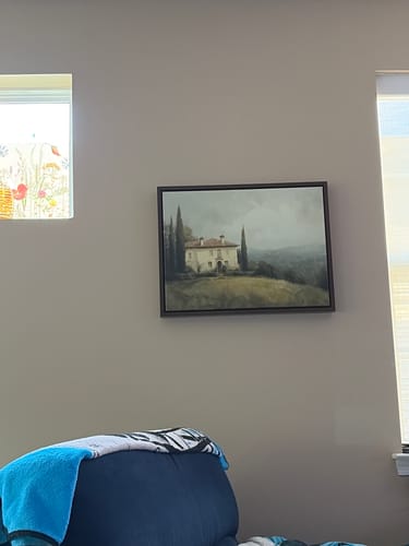 Customer photo review of Country Villa Canvas Art
