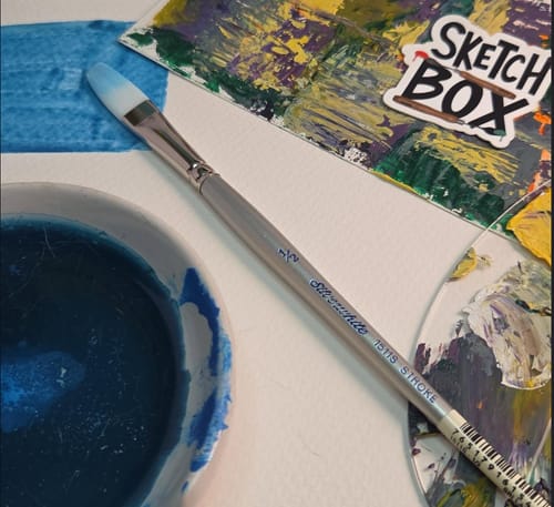 Customer photo review of SilverBrush Silverwhite 1/2" Stroke brush