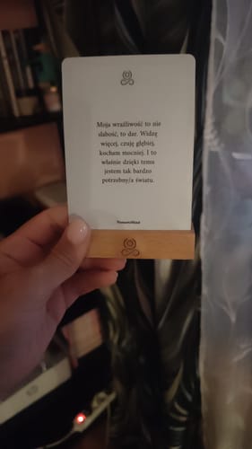 Recenzja produktu Karty Afirmacyjne ze zdjęciem od klienta