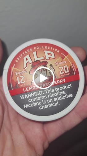 Customer video review of Drifters Lemon Raspberry Nicotine Pouches