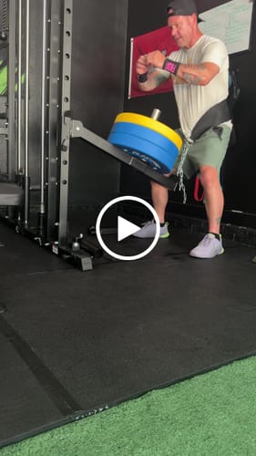 Customer video review of RitFit AT03 Belt Squat Attachment for 2"X2", 2"X3", 3"X3" Rack