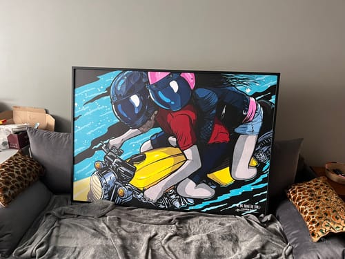 Customer photo review of Paveikslas “WE ARE RIDING THE STARS"